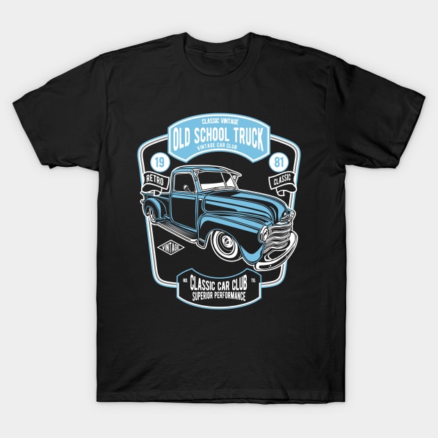 Old School truck T-Shirt by Teefold